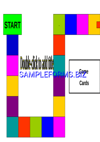 Game Board Template 3 pdf ppt free